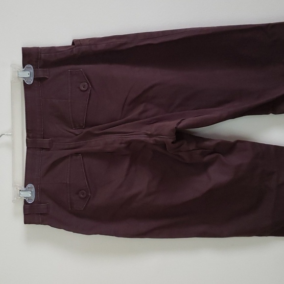 Brown Lee Straight leg khaki trouser pants, career, casual, neutral, women's 10P - Picture 6 of 7